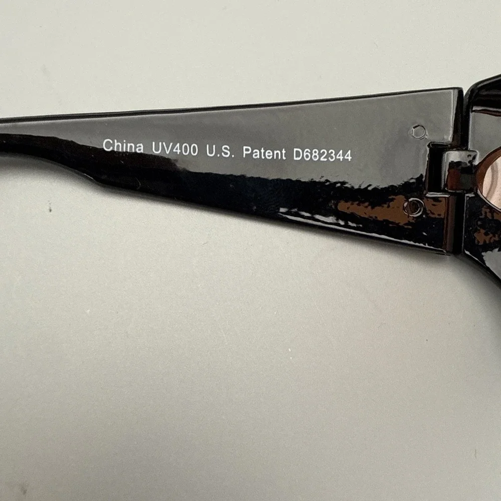 Pinpoint Optics POCK Authentic Black Fit Over Sunglasses Amber Lenses UV400